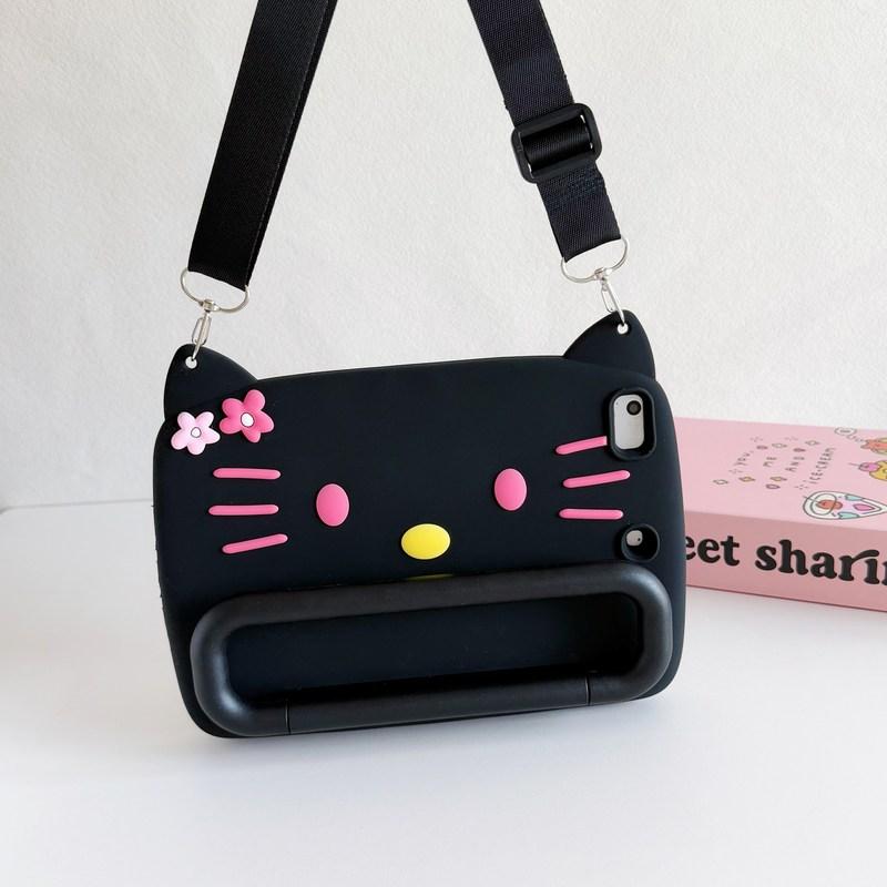 3D Cartoon Flower Cat Holder Tablet Case For Samsung Galaxy Tab A7 Lite 8.7 A9 A11 Plus 11 T290 T295 A 8.0in Soft Silicone Cover For iPad Pro Air
