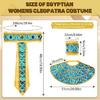 Egyptian Pharaoh Headpiece Egyptian Collar Egyptian Costume Accessories for Men