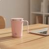 Automatic Stirring Coffee Mug with Lid | Built-in Handle for Easy Carrying, Self