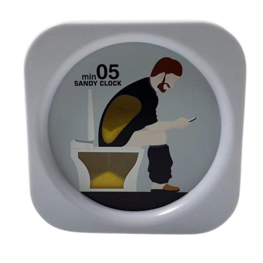 Funny Toilet Hourglass Timer Prevent Procrastination Novelty Reminder Timer Restroom