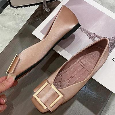 Scarpe Basse Singole Moderne da Donna Morbide Scarpe Piatte Primavera Estate Calzature Piatte Taglia Grande 42 Nero Rosa
