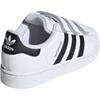 adidas Superstar 2 Comfort Closure K Cloud White Core Black Kids Sneakers JI3988