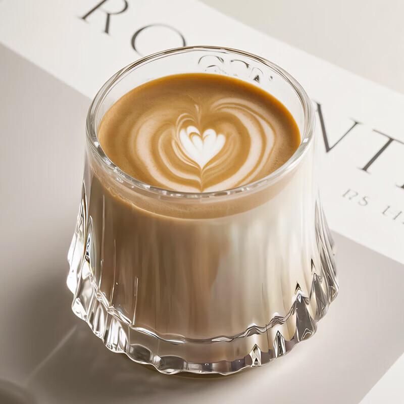 CLITON Glass Iced Coffee & Latte Cups