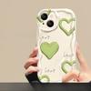 Green Love Suitable for Huawei Mate50pro Mobile Phone Case P60/50/40 Transparent Nova12 Honor 100 Soft