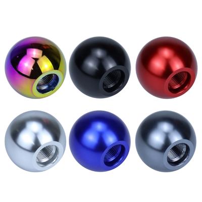 Gear Shifter Knob Ball Shape Knob Universal for Most Vehicles Anodized Aluminum Construction Comfortable Handling