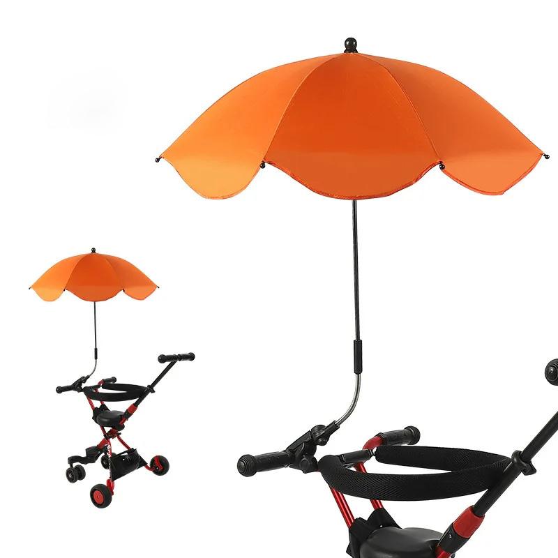 Universal Baby Parasol Baby Stroller Sun Shade Sun Protection Sun Shade for Strollers Waterproof Umbrella for Trolley