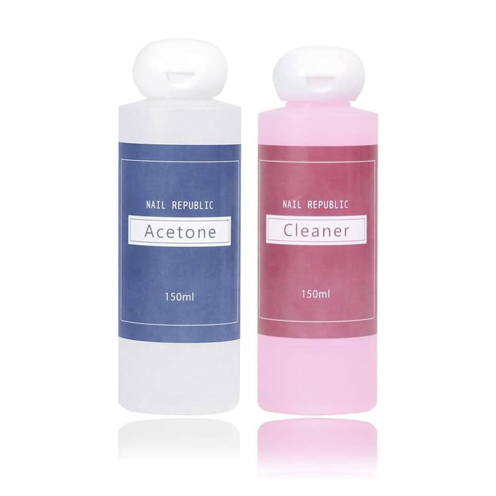 

Get two bottles for this Large capacity gel nail Great value Removes gel nail cleans uncured and cleans Made in price! remover/nail cleaner. 2-pack