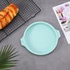 Pink Green Nordic Blue Circular Baking Tray Milk Pancake Chocolate Cake Silicone Baking Mold