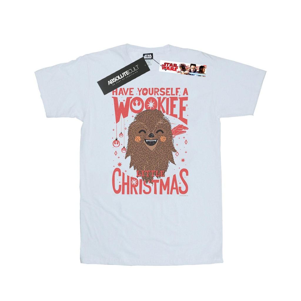 STAR WARS Mens Wookiee Little Christmas T-Shirt