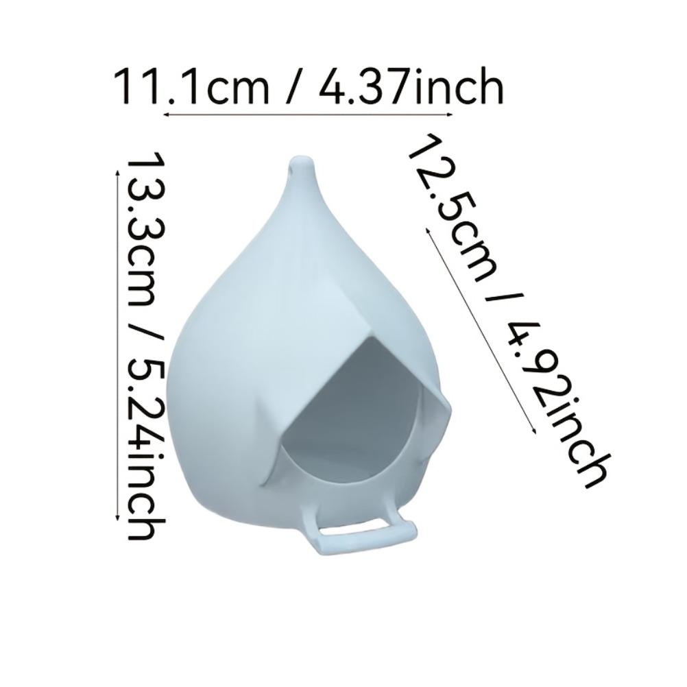 Creative Small Bird Feeder Outdoor Can Waterproof and Drainage Bird Feeder Outdoor Courtyard Wild Forest Eaves Feeders for Birds