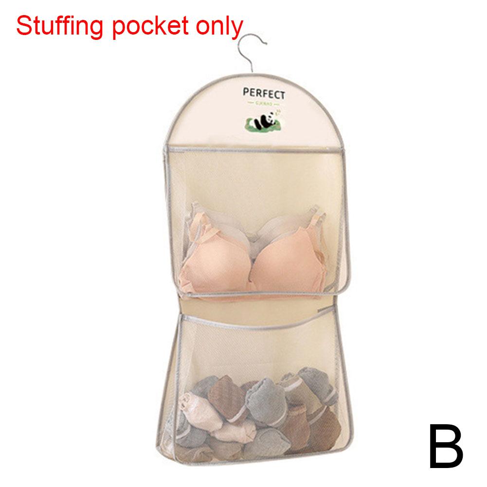 Storage Hanging Bag Underwear Socks Storage Bag Hanging Underwear Storage Net Closet Dormitory Organizer Behind Door Storage Bag