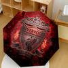 Liverpool Football Club Automatic Umbrella Retractable Design With 8Rib Durability Compact Design For Outdoor Daily Use Stylish Accessory