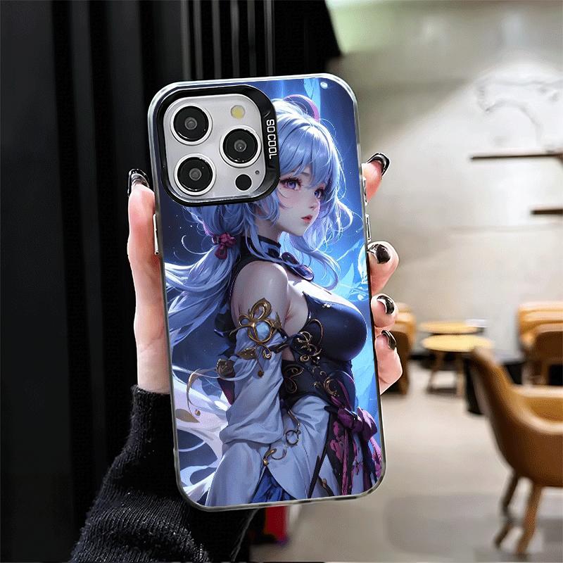 Genshin Impact Ganyu Soft Phone Case for iPhone 15 16 17 Pro Max 17Air 16E 14 Plus 13 12 Mini Shockproof Cover Back Shell