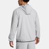 Under Armour Unaufhaltsam Pro Rock Unaufhaltsam Locker Geschnitten Kapuzen-Reißverschlussdesign Langarmjacke Herrenjacke Modern-Grau 1380538-011