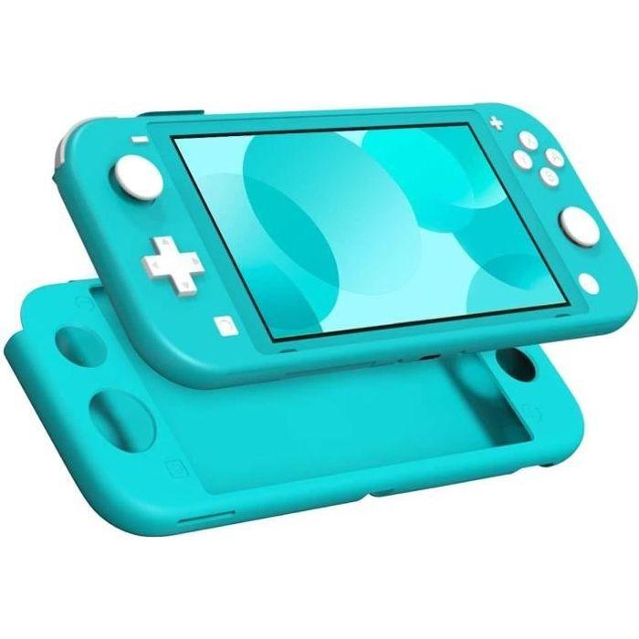Custodia in Silicone - Phonillico - Compatibile Nintendo Switch Lite - Antigraffio - Antiurto - Antiscivolo blu