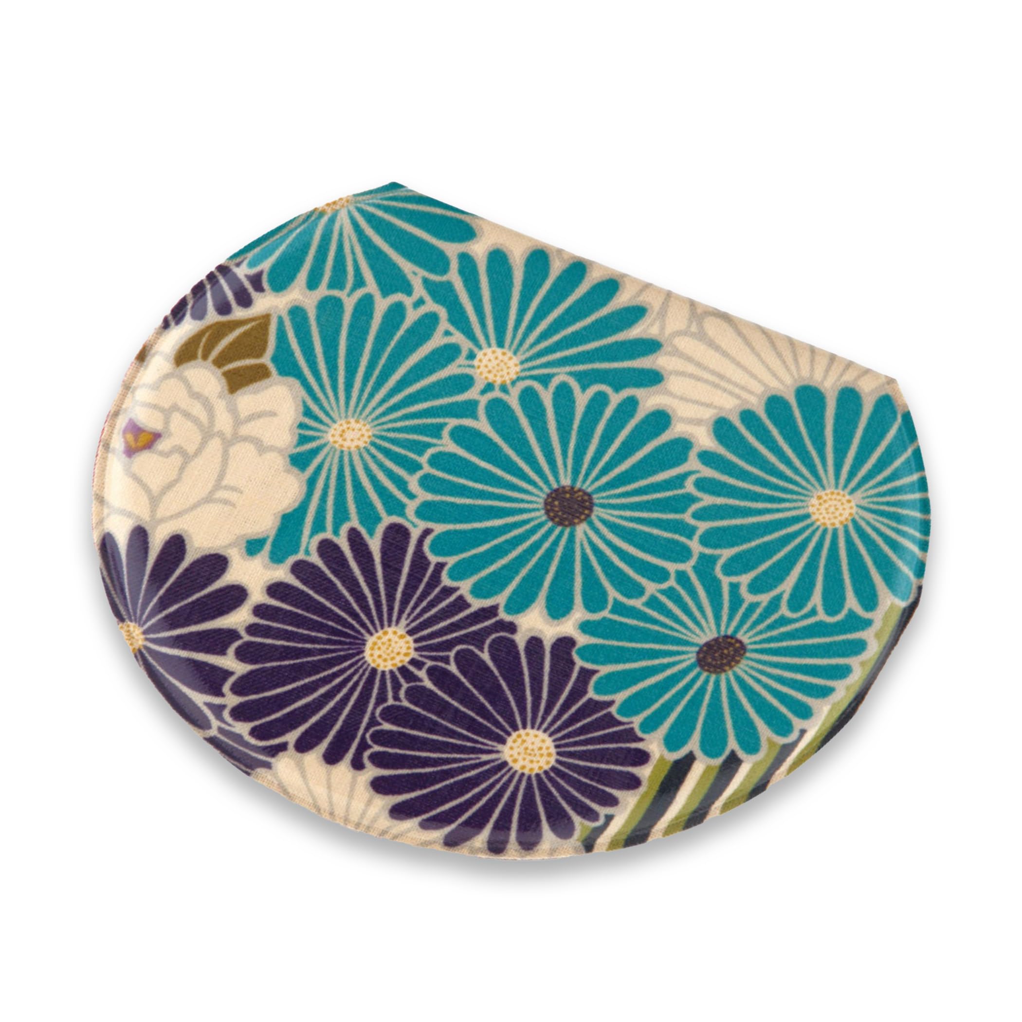 

Ручное зеркало Nolen, складное настольное компактное зеркало, большое, сделано в Японии, компактное складное виниловое, День уважения к пожилым, День рождения, Рождество, Белый день