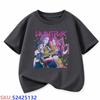 KPop Dämonenjäger Kinder-Cartoon-Print T-Shirt