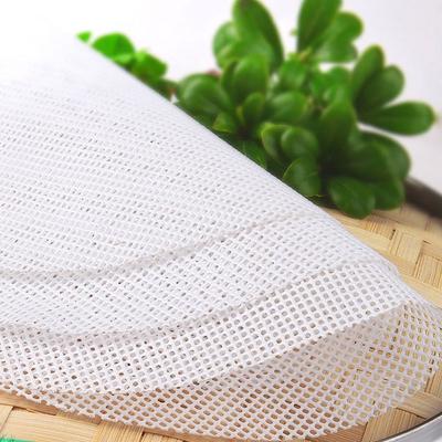 Non-Stick Round Steamer Mesh Pad Reusable Kitchen Baking Accessories Steamer Mat Thickened Silicone Dehydrator Sheets