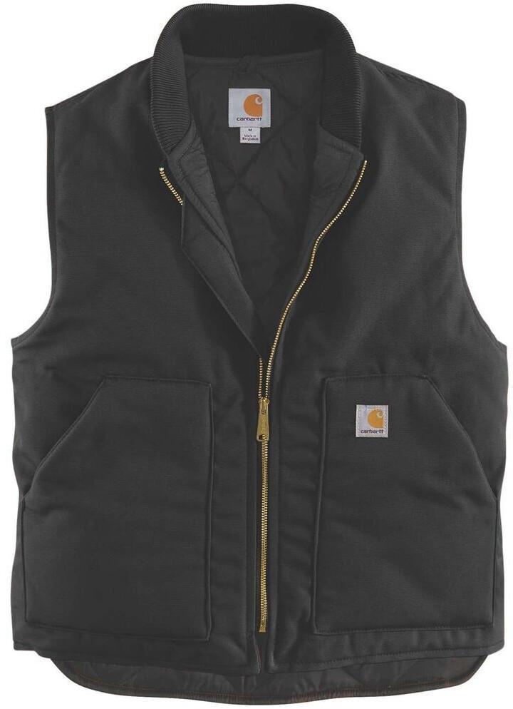 Куртка Carhartt Duck Vest Arctic Quilt Lined (106676) Insulated Rib Collar Vest (106676) black