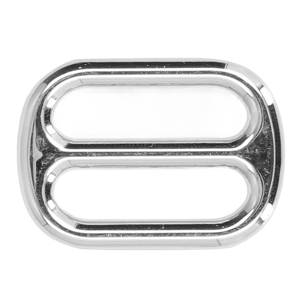 10Pcs Metal Buckle Zinc Alloy Exquisite Workmanship Highly Durable Fadeless Widely Used Metal Slide BuckleSilver