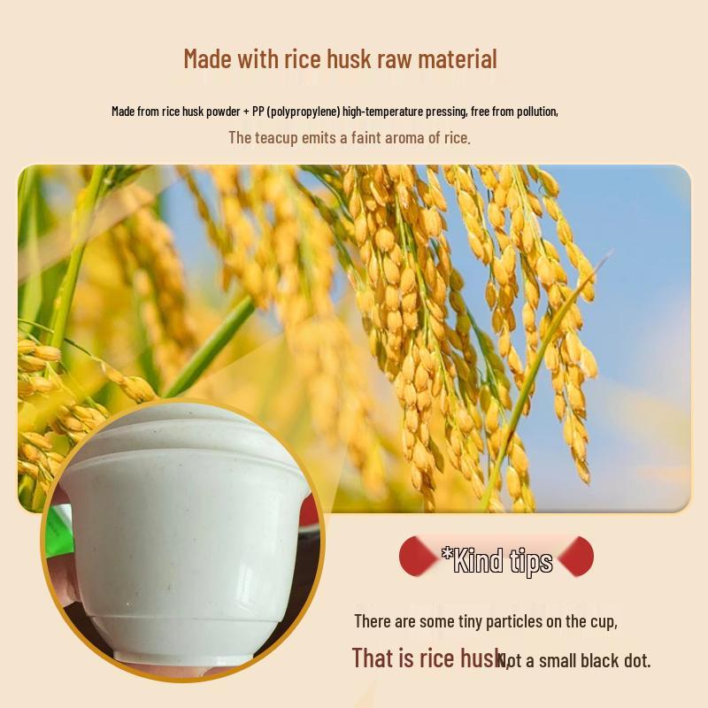 Youjialiangpin Disposable Rice Husk Cups