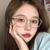 Professional Eye Protection And Blue Light Student Flat Glasses Women's Trendy Glasses Frame 2053