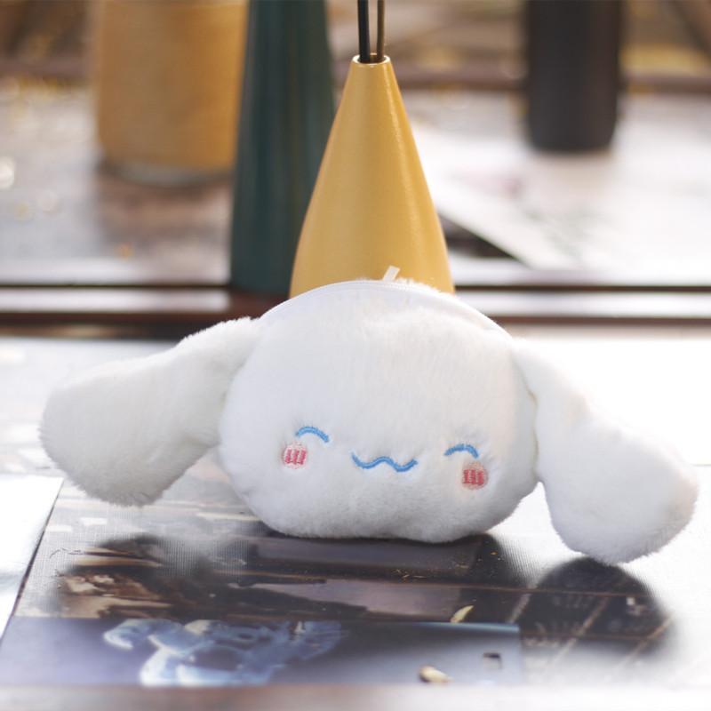 Cute Sanrio Characters Plushies Kuromi Cinnamoroll Melody Backpack Keychain