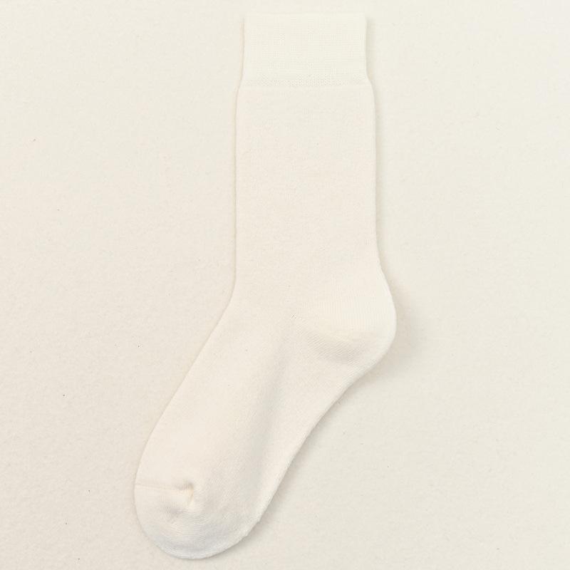 5 Pairs of Female Autumn and Winter Warm and Cold Proof Thick Wool Ring Boneless Velvet Tube Socks