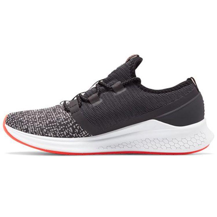 New Balance Nb Fresh Foam Lazr Breathable Mesh Synthetic Leather Low Top Running Shoes Women sneaker Black White WLAZRMT