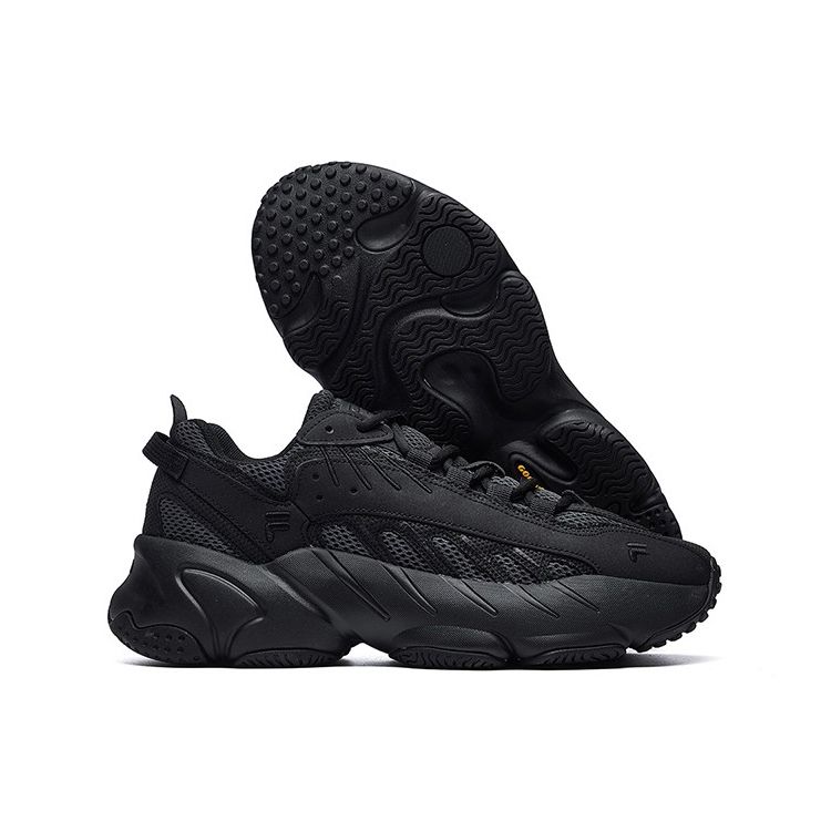 Fila Ade Simple Versatile Fabric Low-Top Running Shoes Women Sneaker Black F12W031104FBK