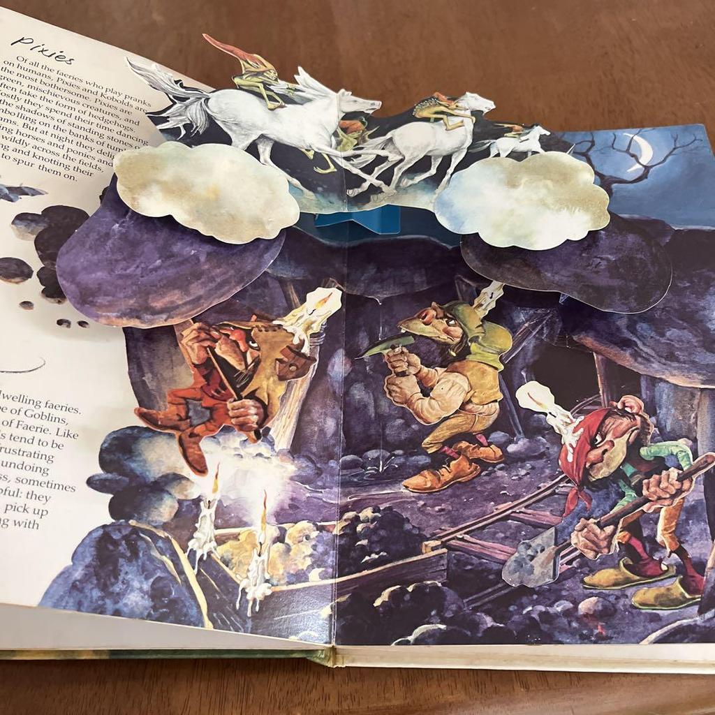 [USED] The FAERIES Pop-up Book Vintage Books