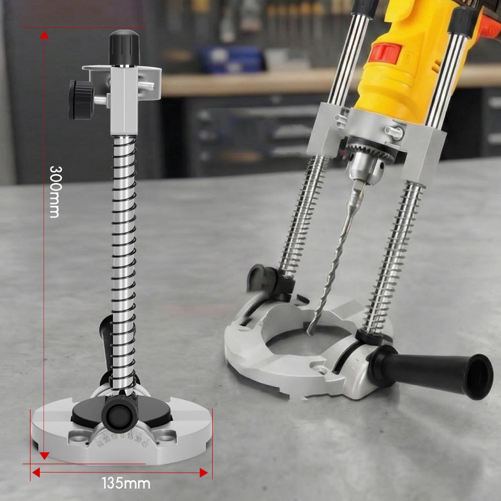Workshop Drilling Sliver As Picture Angle Drill Holder Positioning Bracket Quick Setup Positioning And Drilling