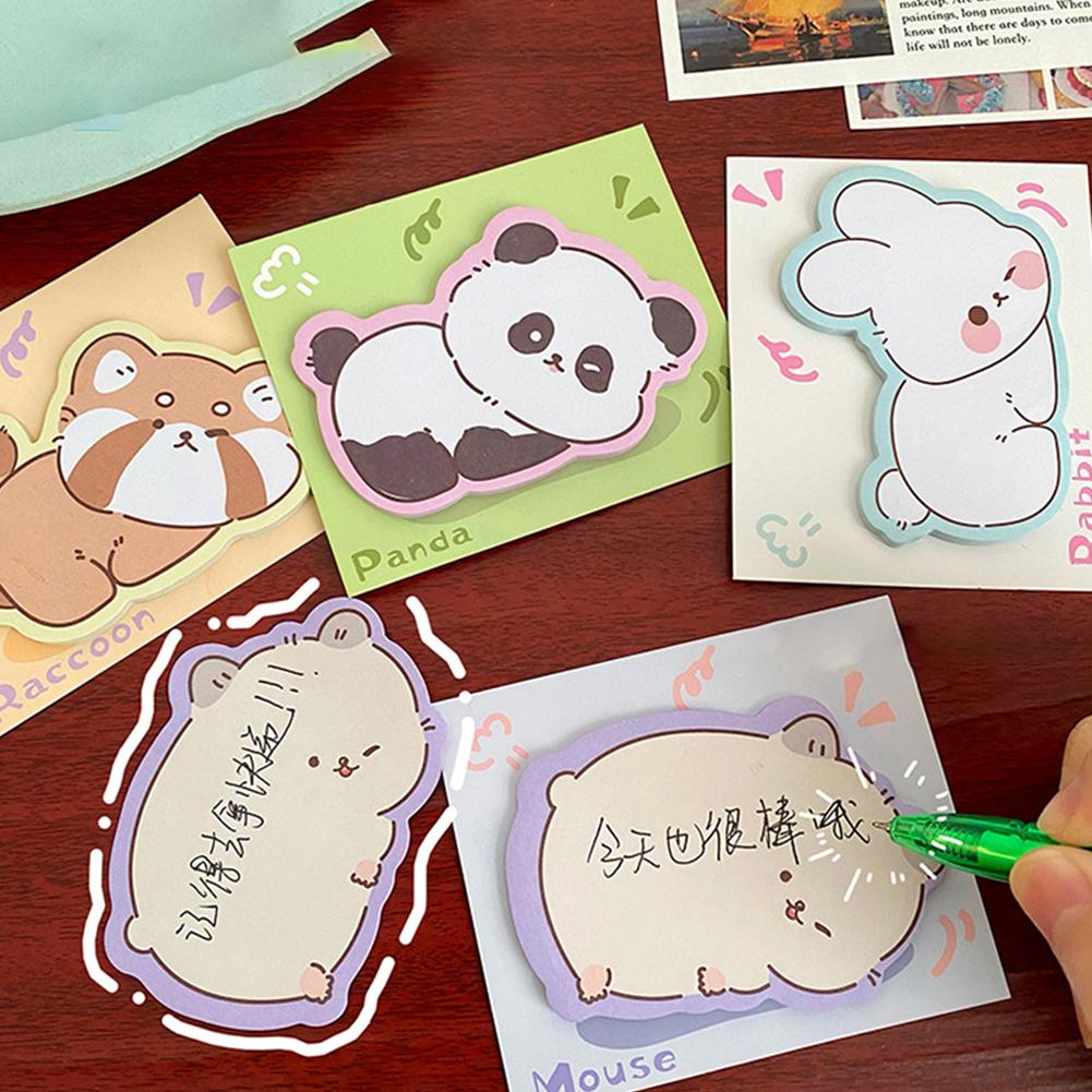 Drăguț animal sticky notes drăguț desene animate Memo Pad Ins Kawaii papetărie postat tabs its Memo mesaj hârtie rechizite școlare