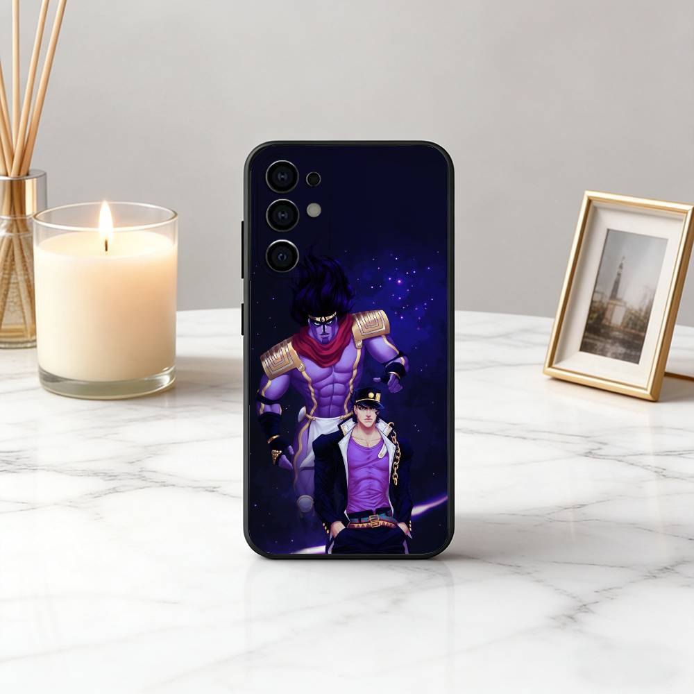 COOL J-JoJo B-Bizarre A-Adventures Phone Case For Samsung S25,S24,S21,S22,S23,S30,Ultra,S20,Plus,Fe,Soft Silicone Black Cover