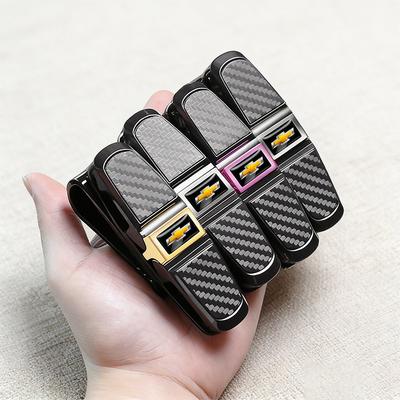 ABS Car Sun Visor Glasses Clip Card Ticket Fastener For Cruze Malibu Colorado Suburban Equinox Blazer Trax Camaro