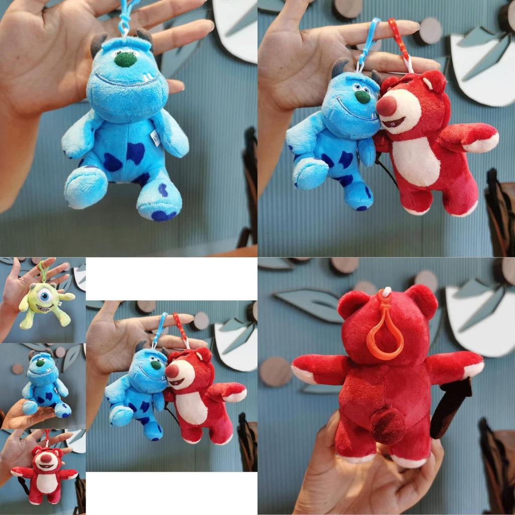 Adorable Cartoon Sulley Keychain Plush Toy Perfect For Kids And Collectors 15cm