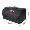 Car interior stickers Car Trunk Storage Bag PU Leather ZX10 Camping Box Collapsible For Toyota Corolla Camry rav4 Yaris hilux prius