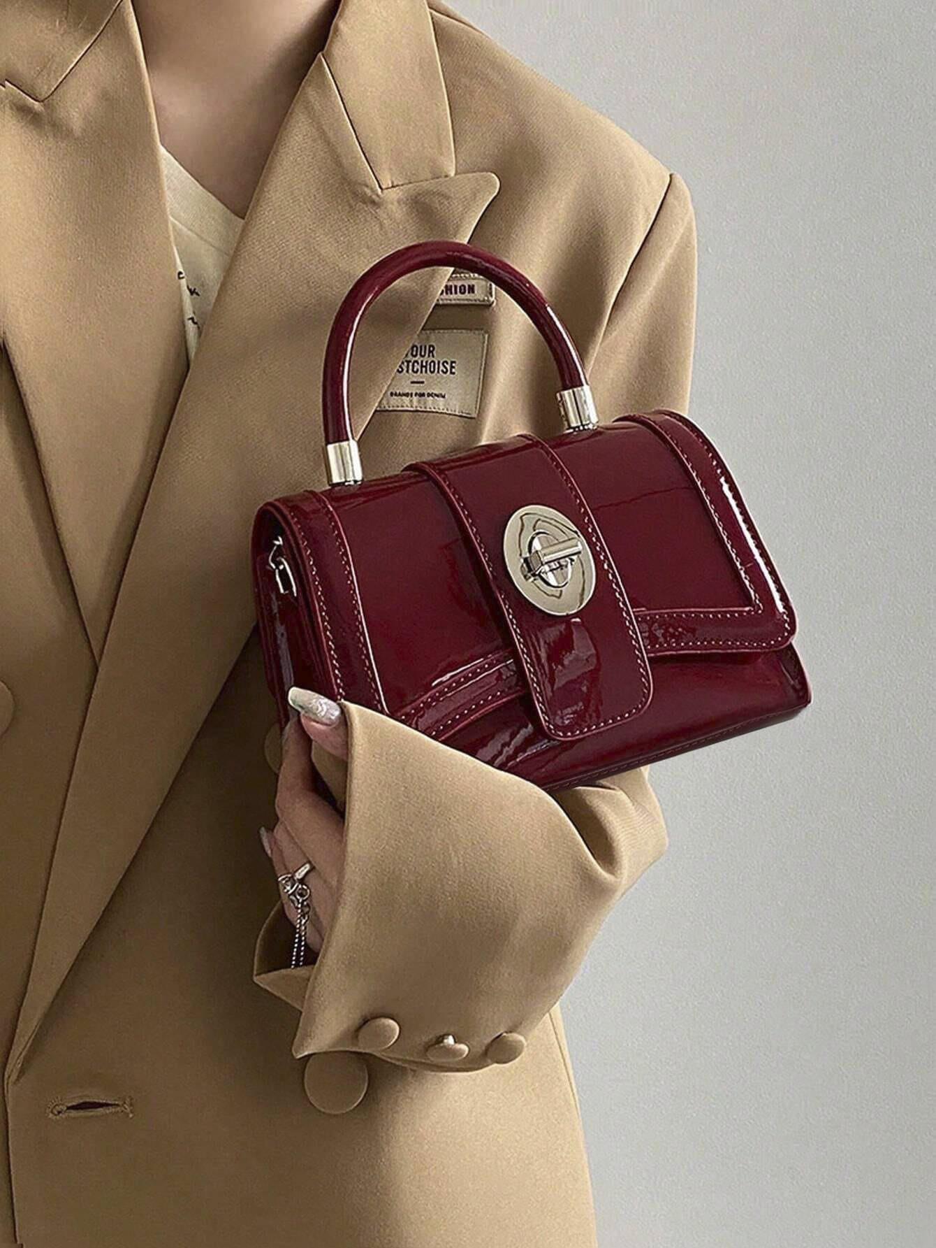 

Premium Sense Bag Women S High Sense Niche Light Luxury Fashion Versatile Casual Square Shoulder Crossbody Small Square Bag красный