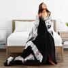Art The Clown Terrifier Vintage Blankets Coral Fleece Plush Spring Autumn Super Soft Throw Blankets for Home Car Quilt