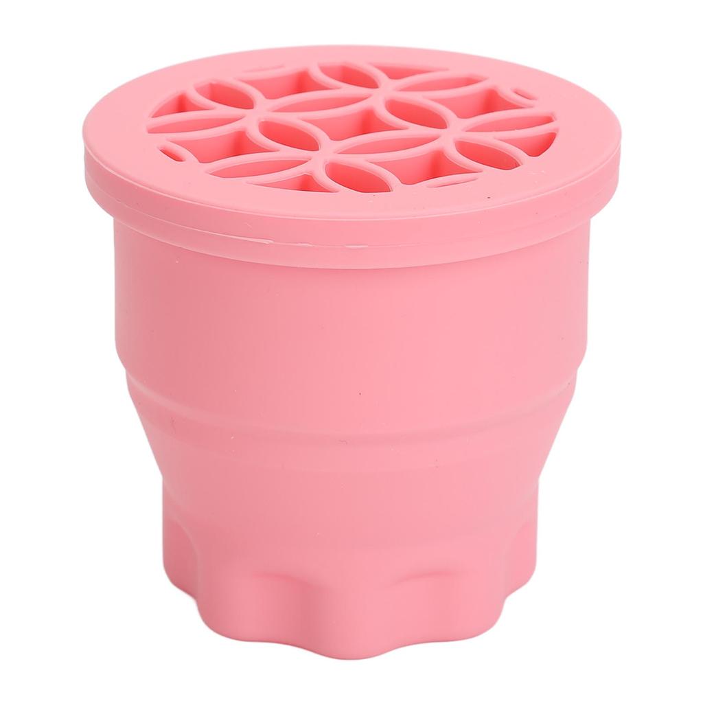 Makeup Brush Cleaner Cup Cosmetic Brush Cleaning Pad Drying Rack Silicone Scrubber Bowl Portable Washing Tool
