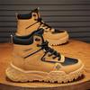 Autumn and winter new high-top tooling men's shoes trendy shoes men's Martin boots retro casual short boots
