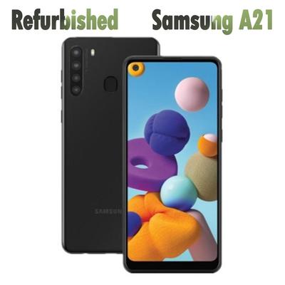 Zrenovovaný mobilní telefon Samsung Galaxy A21 A215U 32GB 3GB RAM s jednou SIM/dvěma SIM kartami