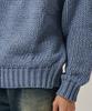 ANALOG MOOD Heavy Warm Round Pullover Knit (Blue)