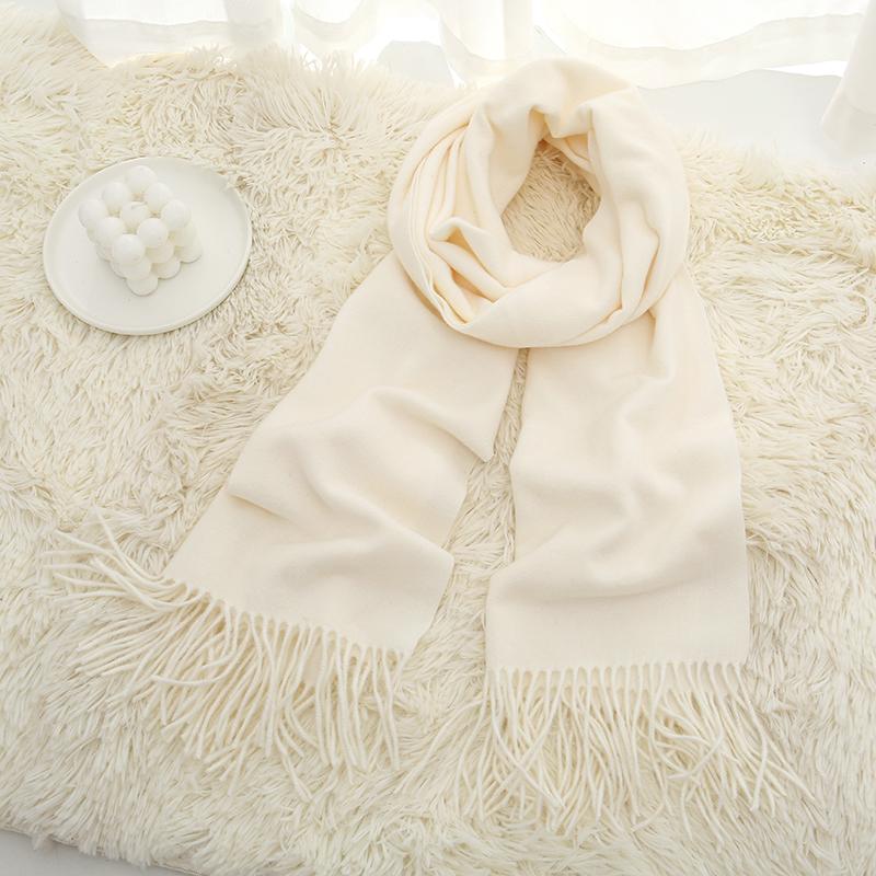 

Luxury Solid Cashmere Shawl Scarf Womna Winter Warm Scarves Fashion Long Shawls Wraps Tassels Pashmina Muffler Female Echarpe