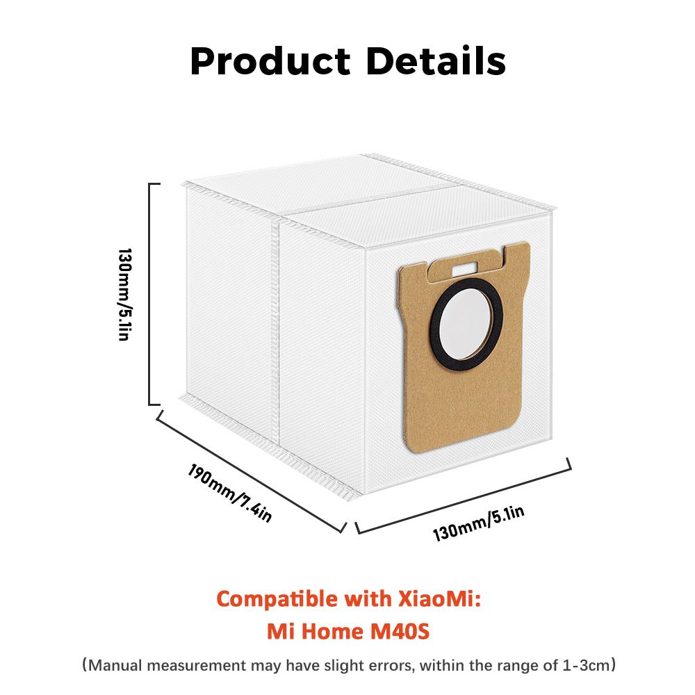 Accessory For Xiaomi Mijia M40S OV31CN Robot Vacuum Cleaner Optional Parts Filter Main Side Brush Roller Mop Dust Bag Holder