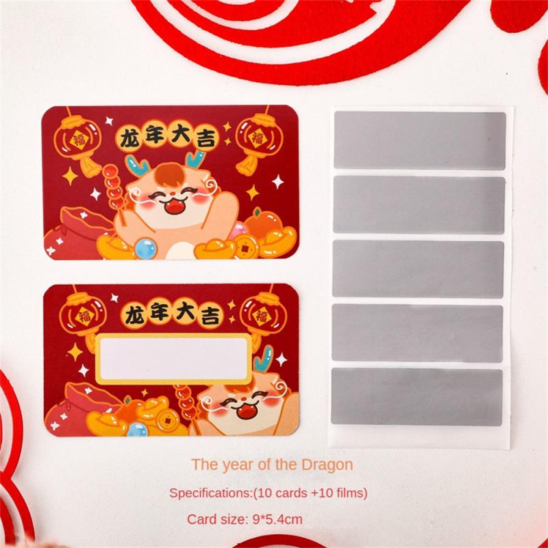 Childrens Scratch Tickets Excitation Attractive Party Supplies Essential Interactive Games For Kids Creative Text Scratch-off