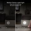 Sensor Motion LED Night Light USB Rechargeable Child Bedroom Night Lamp For Kitchen Cabinet Stairs Wardrobe Corridor
