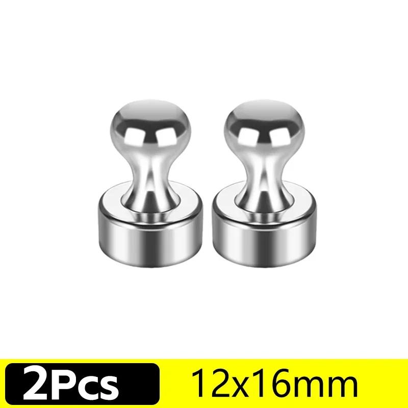 Multifunctional Metal Strong Magnetic Pushpins Magnets Whiteboard Fridge Thumbtack Magnet Push Pins for Office School Home