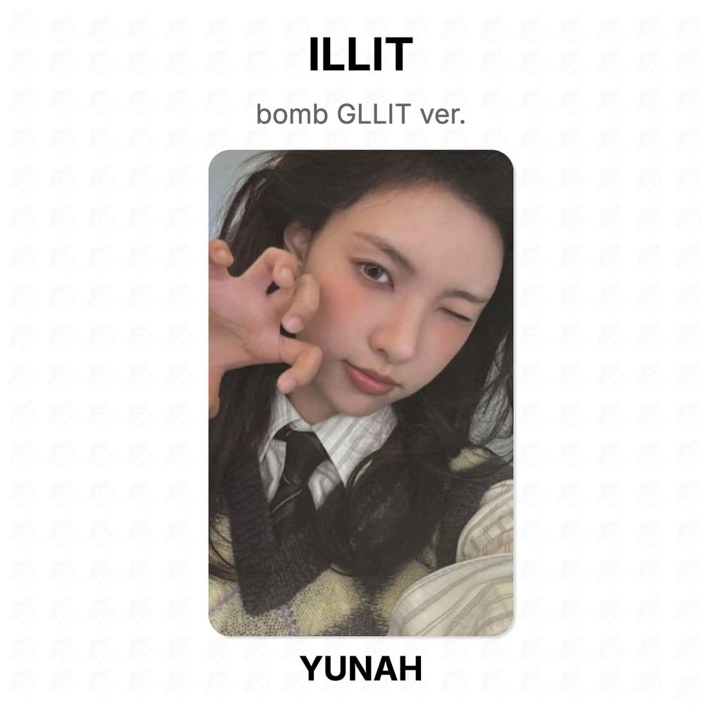 ILLIT Bombe GLLIT ver. Offizielle Fotokarte