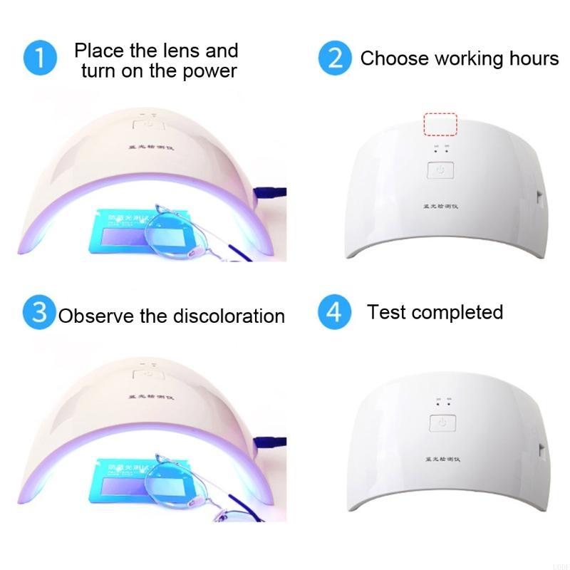 

Upgraded UV Lens Tester ABS Material Photochromic Coating Lens Detector Measurer with 15 LED Lights Testing Tool 220V China Mainland